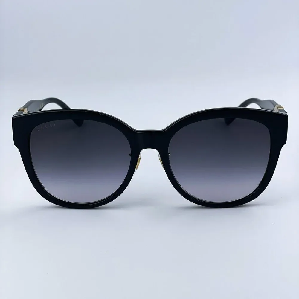 SALE! NEW Gucci GG1028SK 006 Black Grey Gradient Square Women Sunglasses